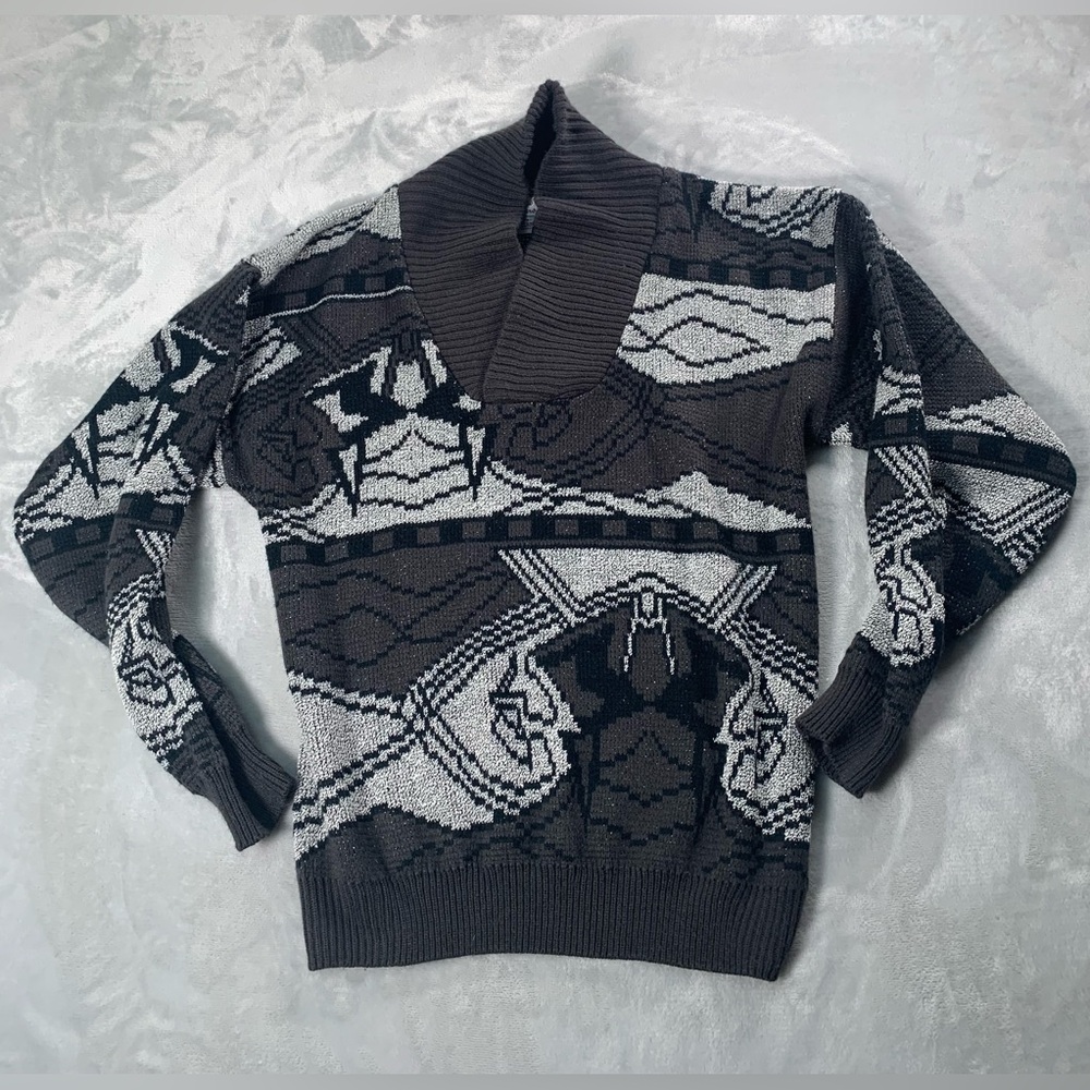 Vintage Nino Foriero abstract sweater
